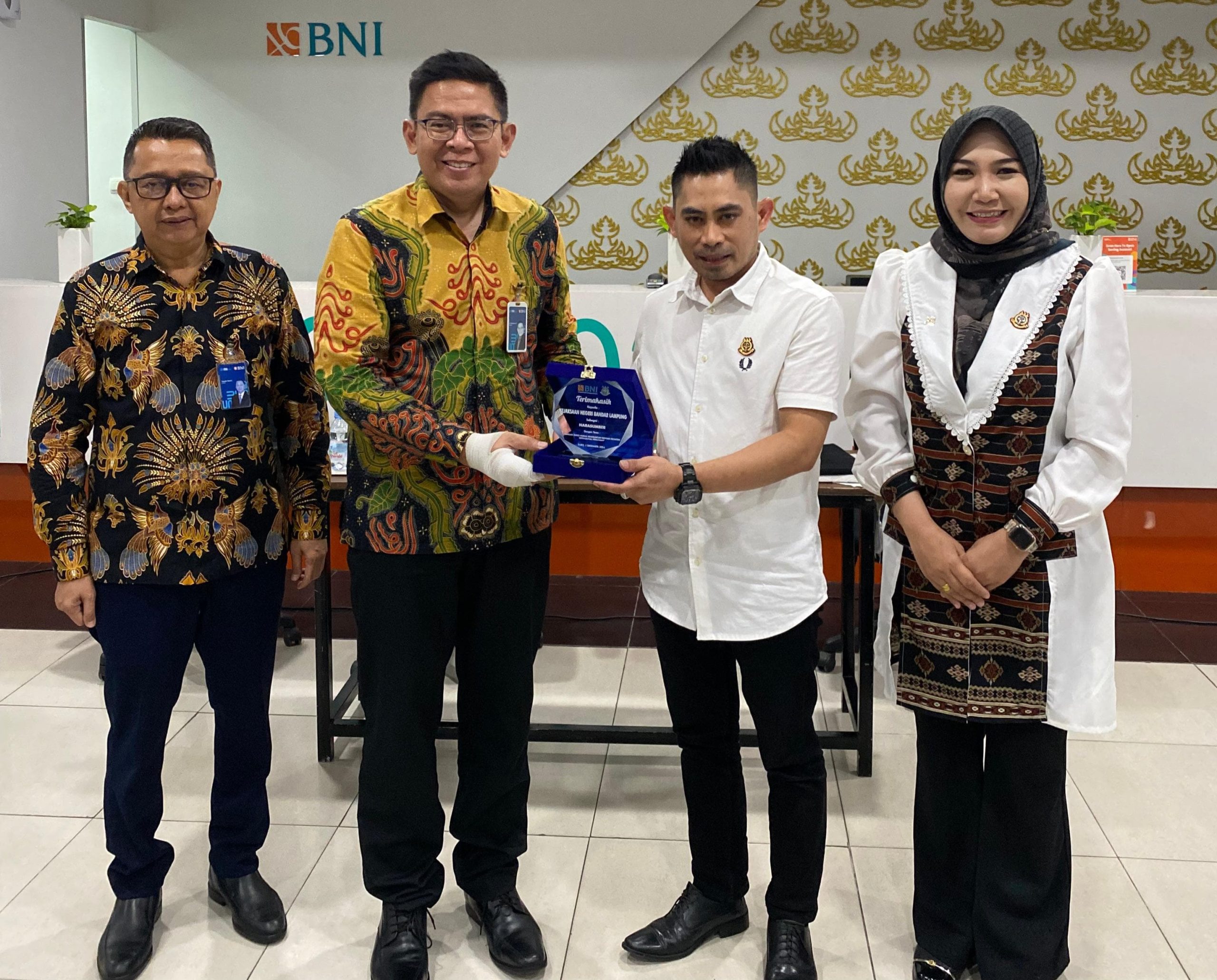 Mitigasi Resiko Perbuatan Melawan Hukum, JPN Kejari Bandar Lampung Jadi Narasumber Pada PT. BNI Branch Office Tanjung Karang