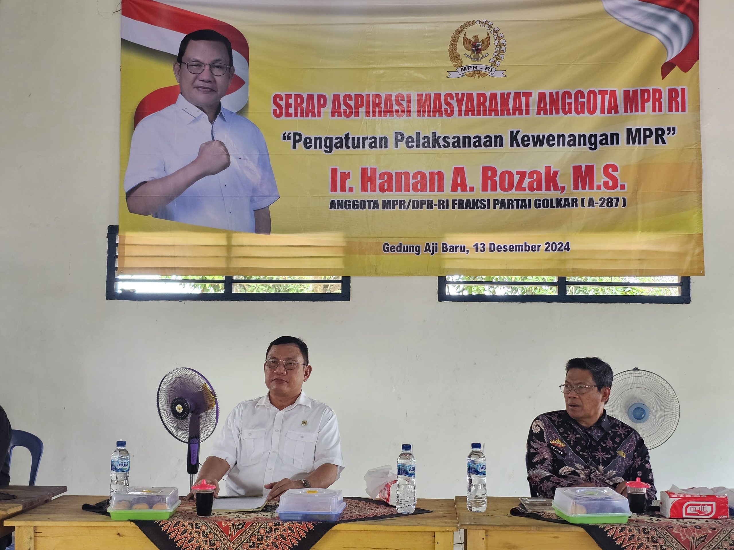 Anggota MPR RI Hanan A Rozak Laksanakan Kegiatan Penyerapan Aspirasi Masyarakat di Tulang Bawang