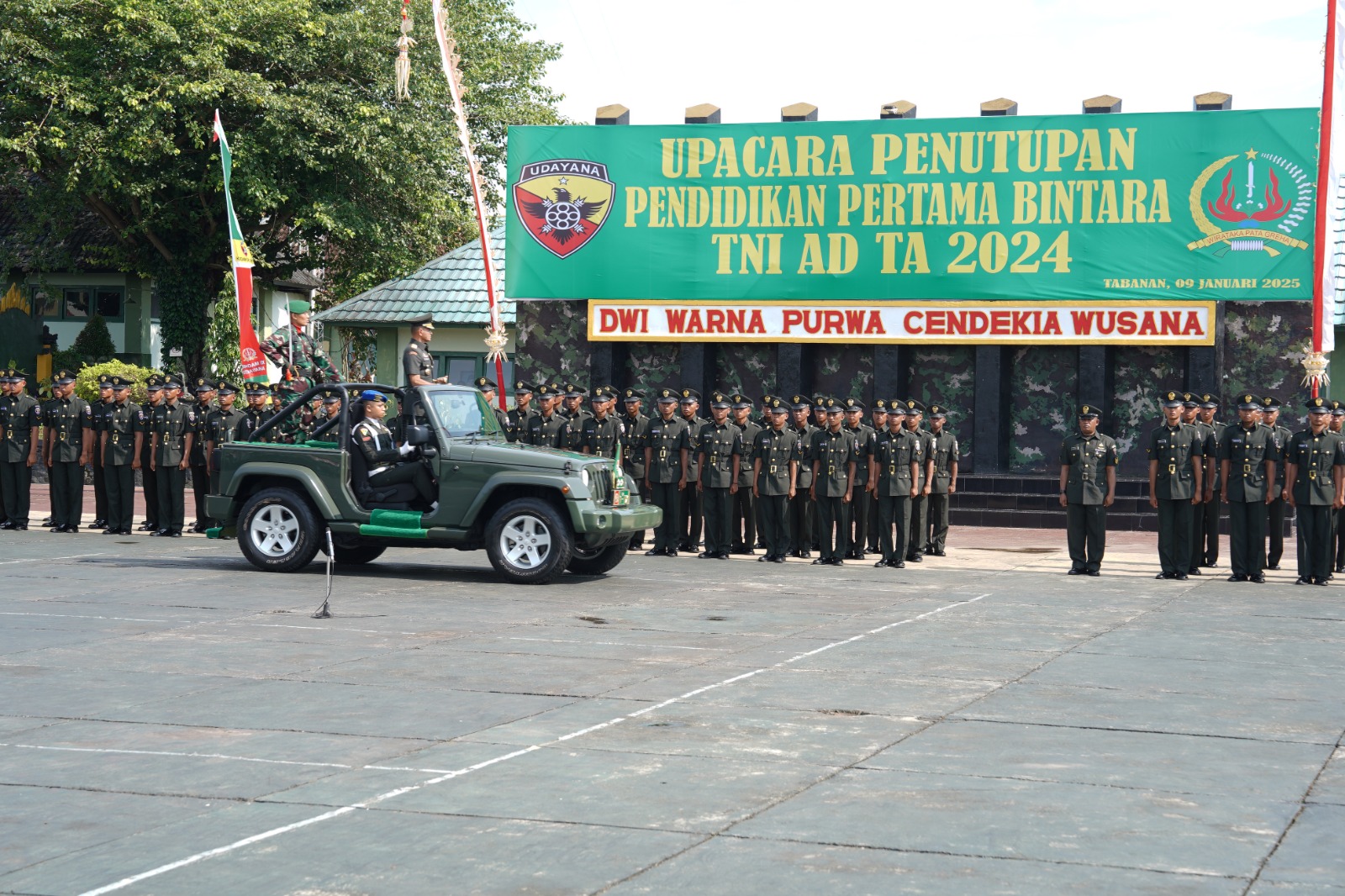 Pangdam Zamroni Tutup Dikmaba TNI AD TA 2024, Jadilah Prajurit Sejati Yang Membanggakan