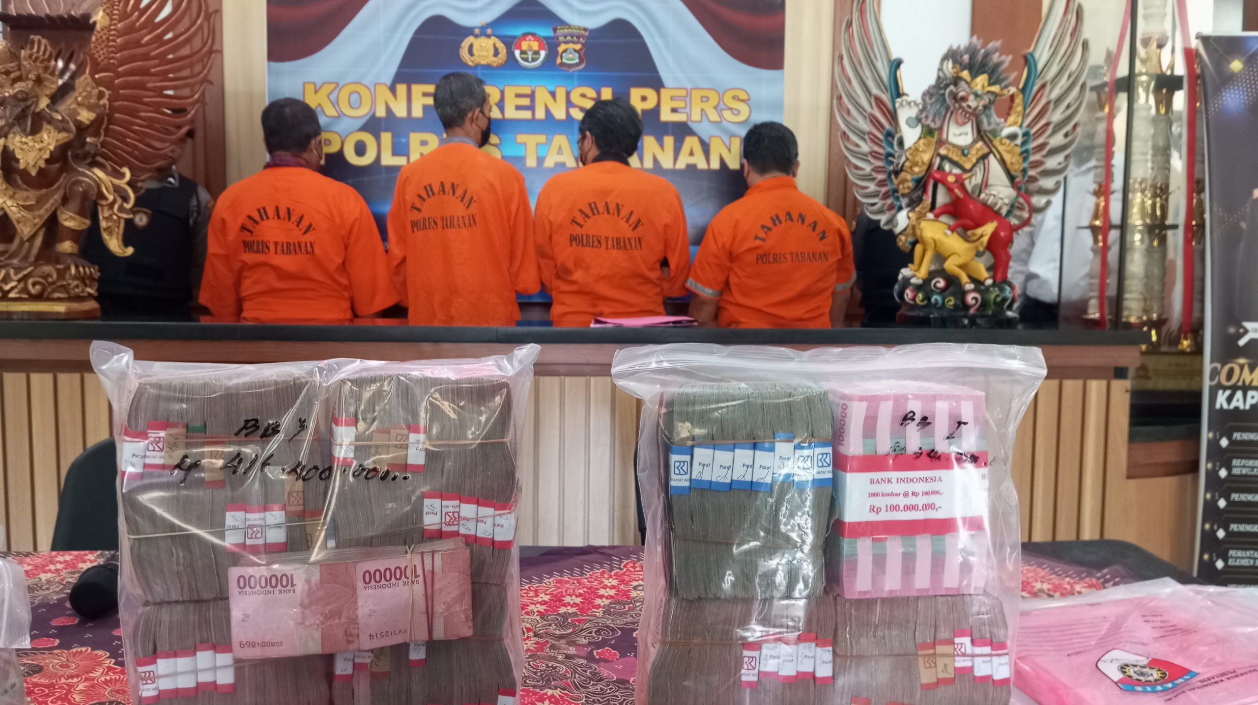 Polres Tabanan Ungkap Kasus Korupsi Dana UEP Miliaran Rupiah