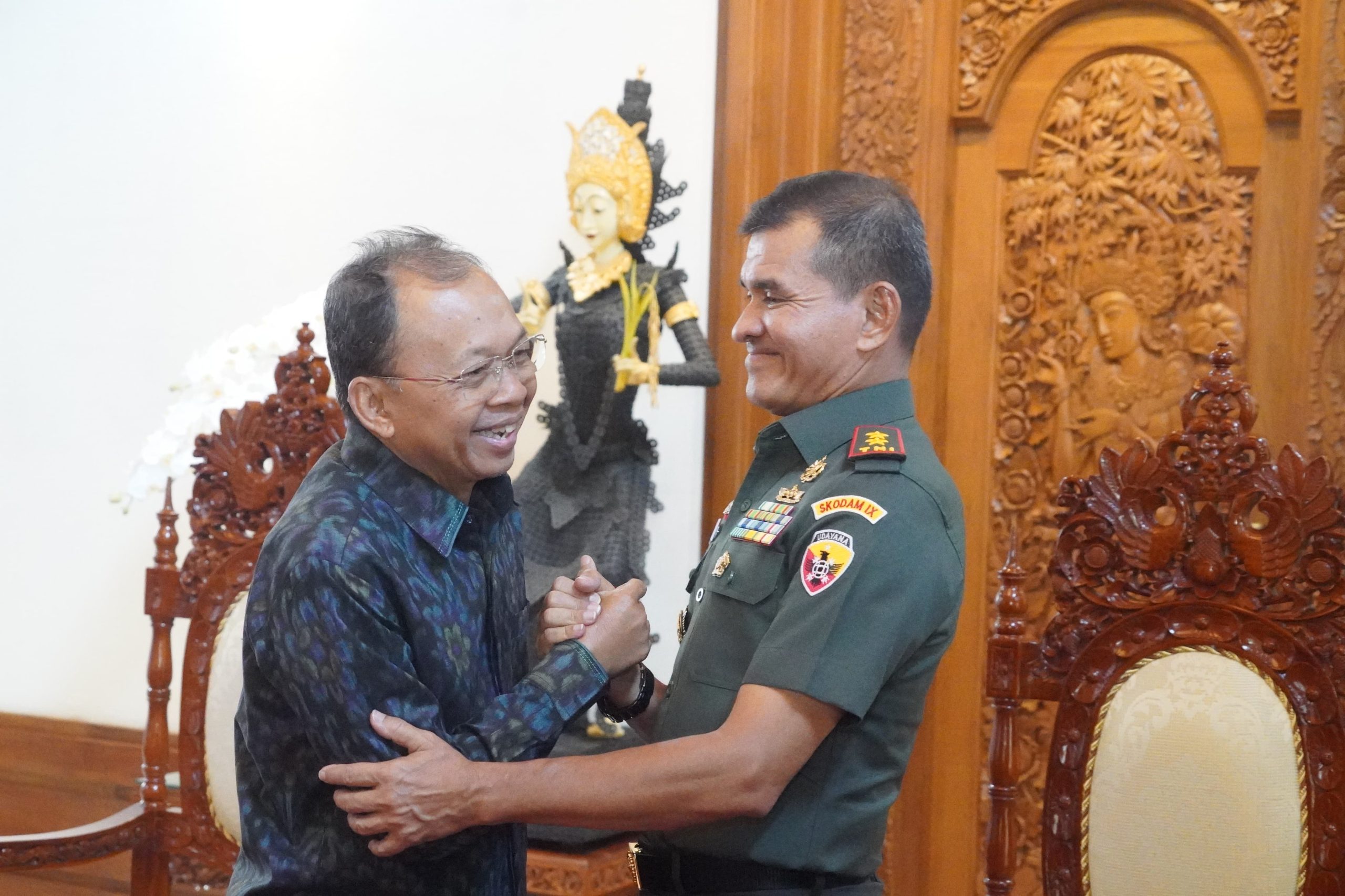 Jelang Akhir Masa Tugas, Pangdam Zamroni Silaturahmi Serta Pamit Ke Forkompinda Bali